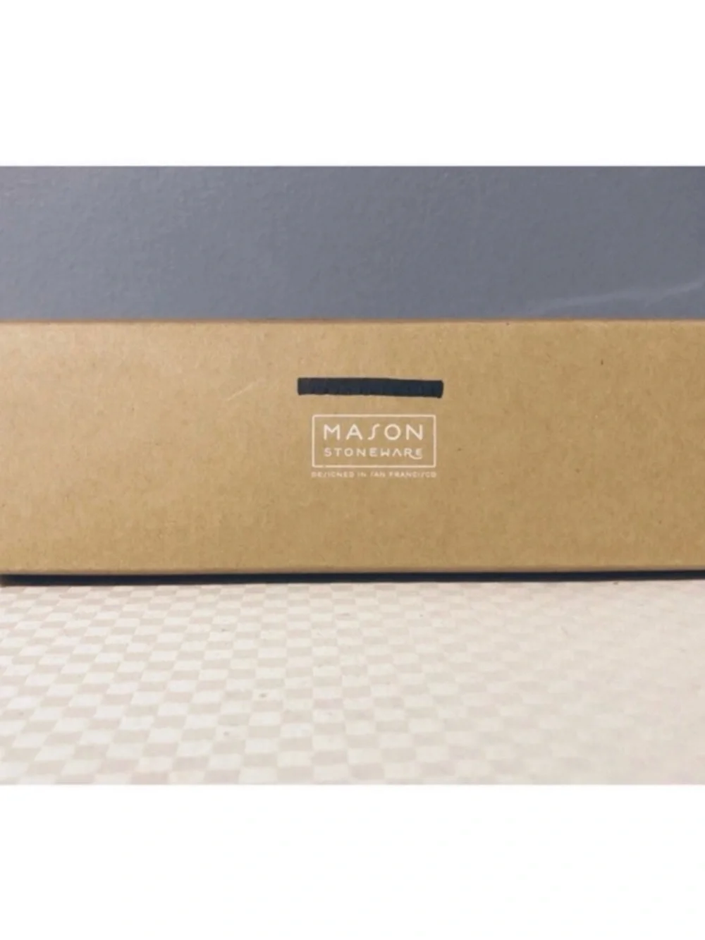 Pottery Barn Mason Stoneware Napkin Rings, Set Of 8, Color- Ivory, New